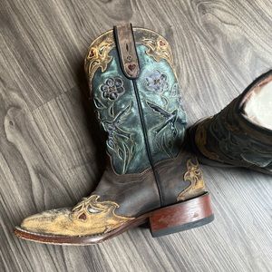 Dan post multi colored cowboy boots